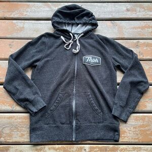 Thor Black Full Zip Hoodie - Size Small